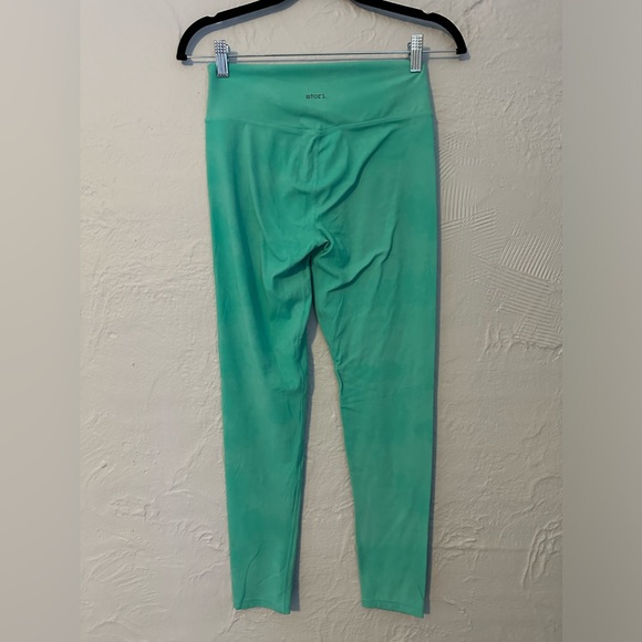 Stori Teal Blue Legging, Biker Shorts, and Crop Top Set - Picture 3 of 13